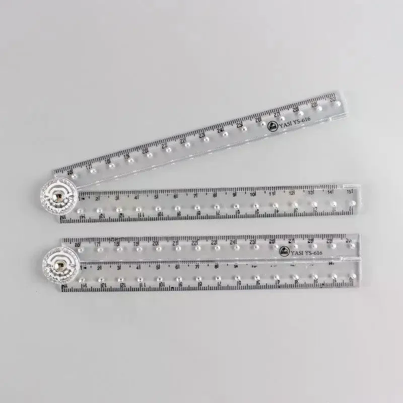 30CM Acrylic Transparent Ruler User-Friendly for School And Office Needs Clear Measurement Tool