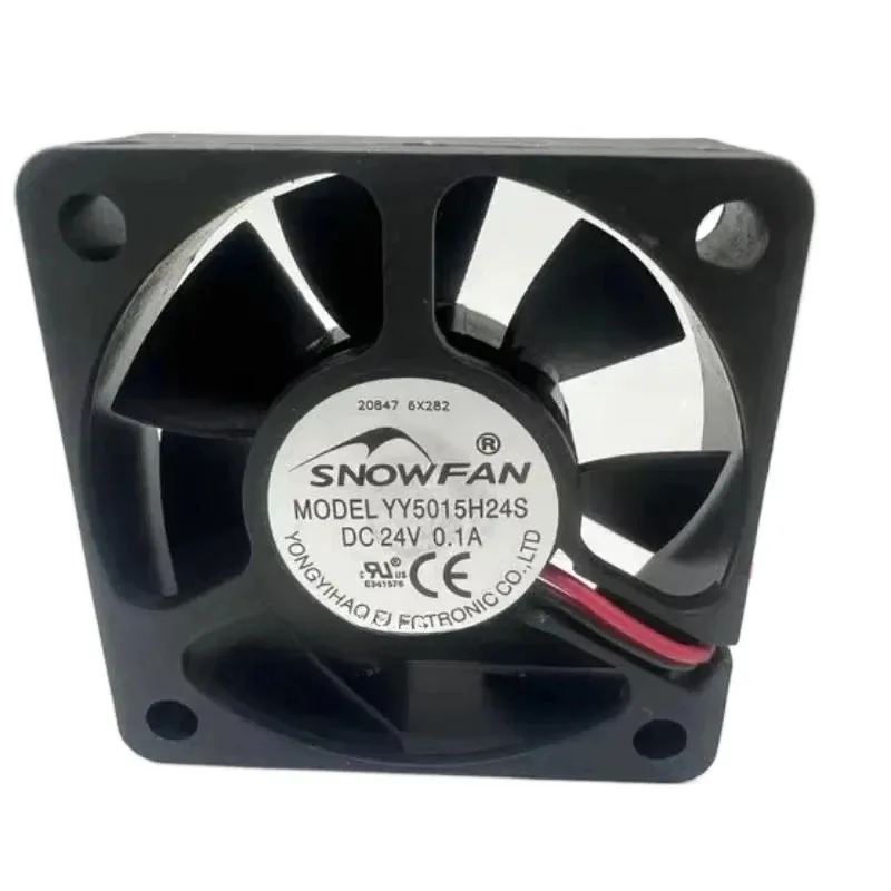

W New For SNOWFAN YY5015H24S DC24V 0.10A Frequency Converter Cooling Fan 5CM 50*50*15MM