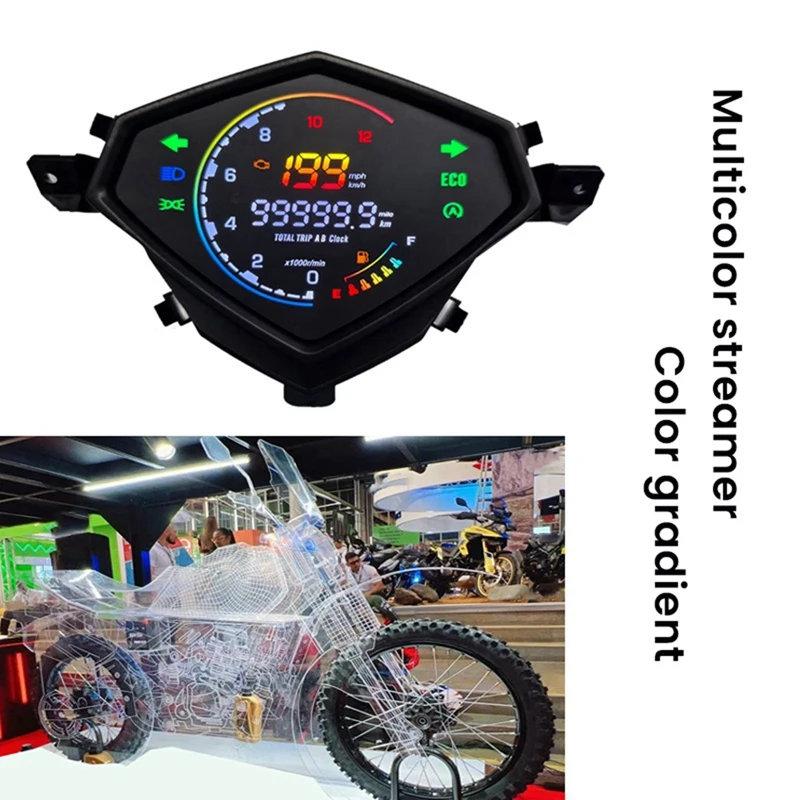 Motorcycle Digtal Odometer LED Colourful Instrument Assembly For YAMAHA Mio125 MIO I125 Mio110 Mio M3