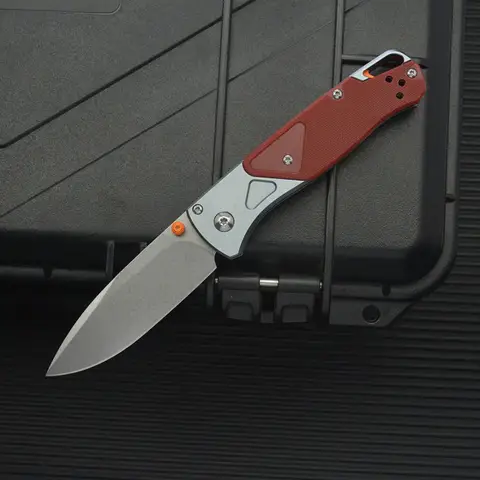 High Quality BM 535 Folding Knife Sharp Waist Outdoor Knife Survival Camping Knife D2 Blade Aluminum Handle or g10 handle