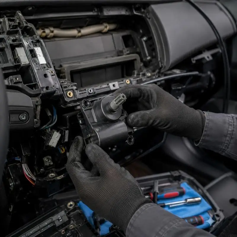 M76E UC9P61B60 Lufttürantrieb UC9P61B60 für den Austausch der HVAC-Box, 5-poliger Motor mit Nummer und Ersatzreferenz, einzeln – Detail 2