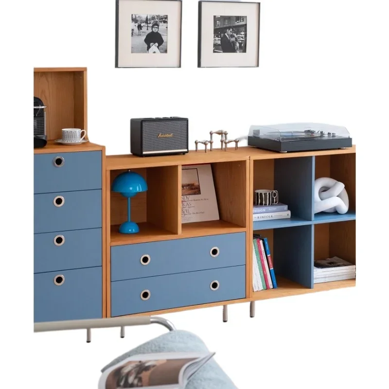 

Dining side cabinet display cabinet combination storage cabinet