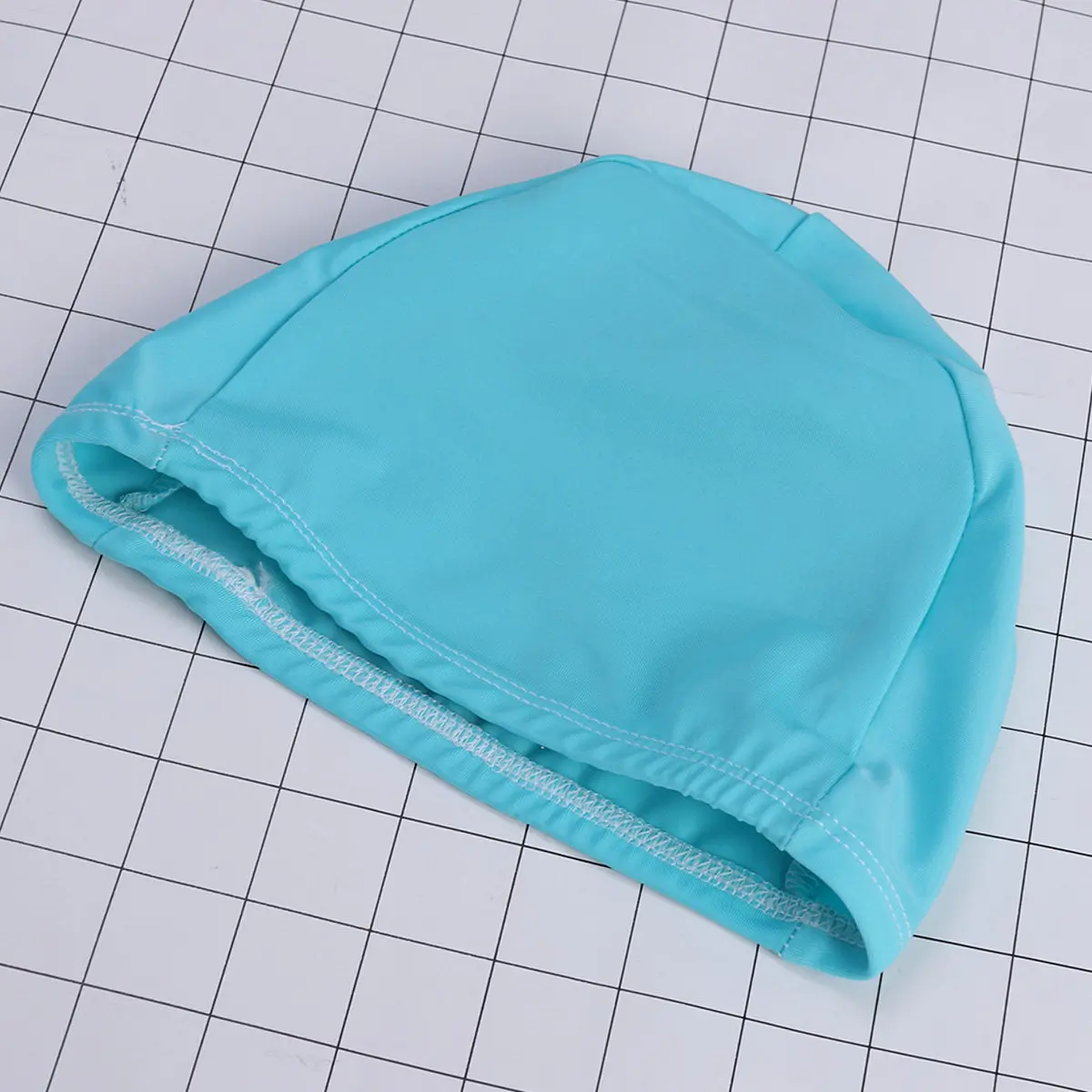 

Шапочка для плавания для взрослых, из полиэстеровой ткани, не водонепроницаемая, эластичная, многоразовая, для мужчин и женщин, цвет: кислотно-синий, защищает волосы, для плавания, женская