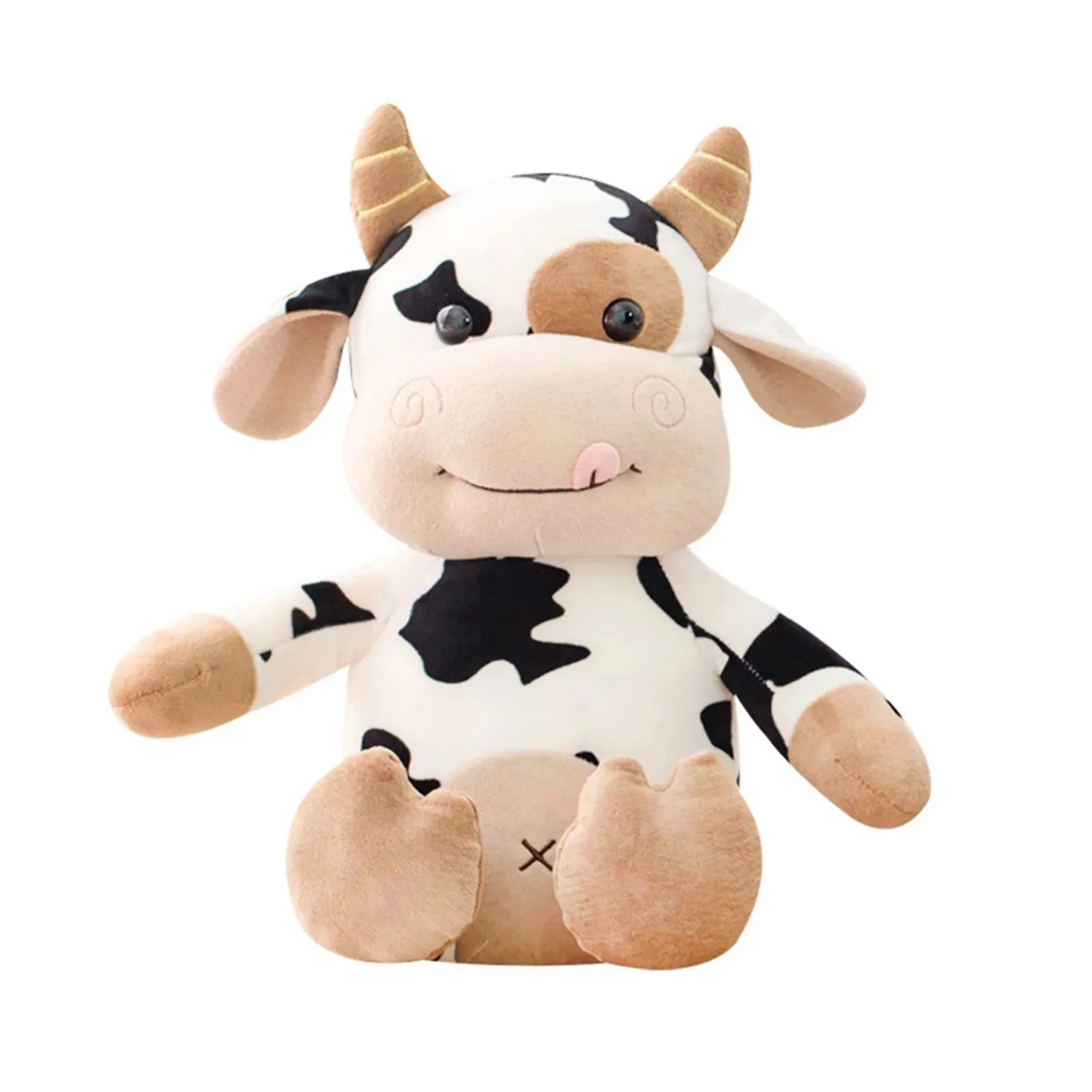 1pc Cute Cow New Plush Toy Harpy Spotted Cow Birthday Gift Doll Doll Party Favours Kids Toys 2024 Party Gift Fiesta