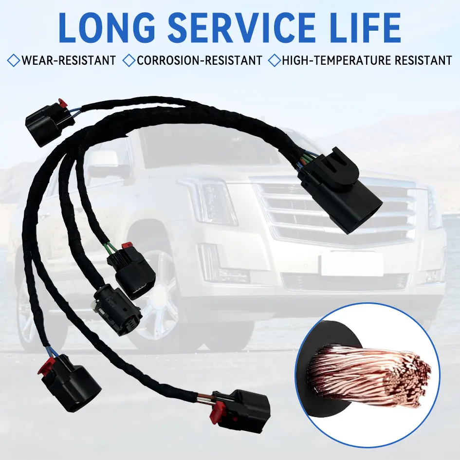 28329581 Fuel Injection Ignition Wire Harness For GM Left Hand Fuel Rail 5.3L 6.2L V8 Replace 28388775 12685360 12687244