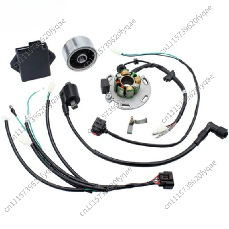 Dirt Bike Full Wiring Harness CDI Ignition Coil Kit for 140CC 160CC Off-road Motorcycle