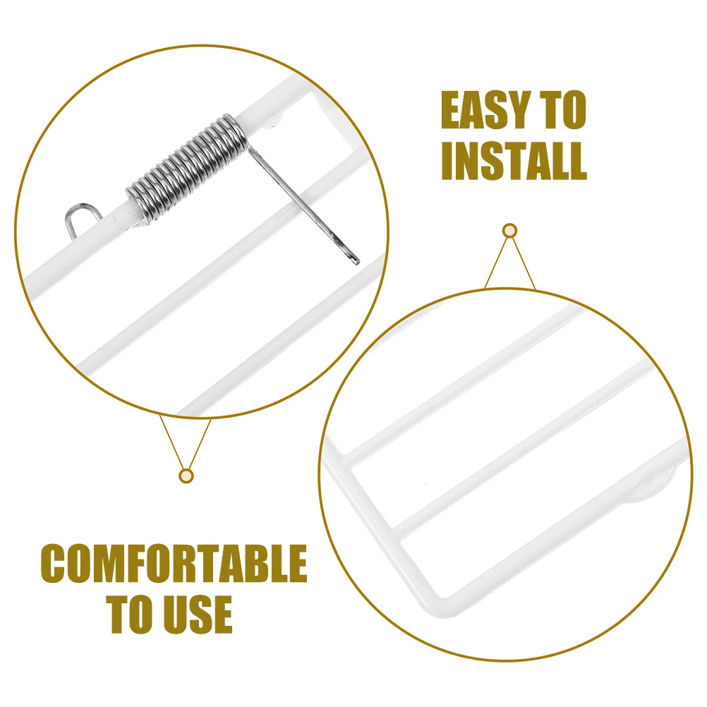 

5 Pcs Breathable Bird Cage Spring Door Travel Accessory Plastic Birdcage Accessories Part