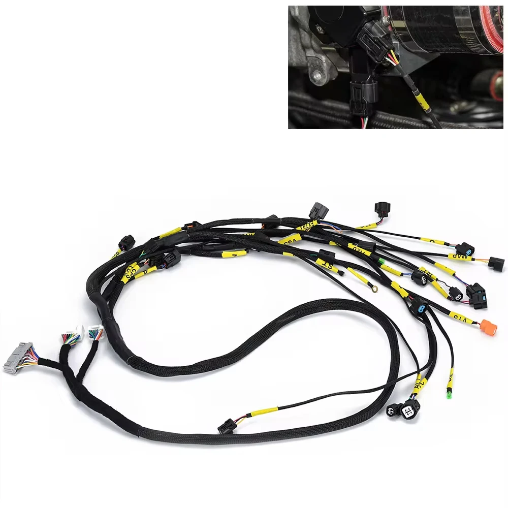 

K20 K24 K-Series Tucked Engine Harness For Honda Acura K-Swap Integra CRX EK EG Civic EP3 01-05 RSX 02-04 Car Accessories