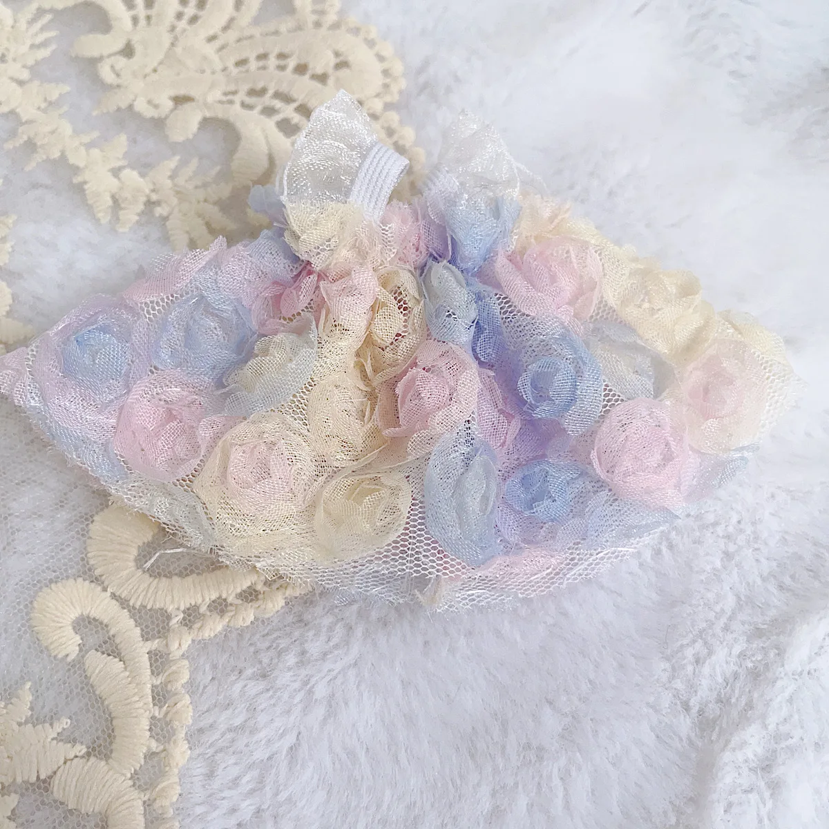 17CM Pendant Labubu Doll 17cm Labubu Generation 1 2 and 3 Macaron Color System Doll Clothes Camisole Dress