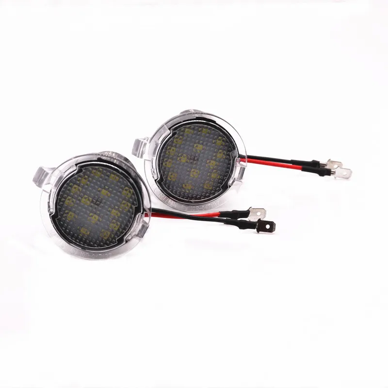 2PCS LED Under Side Mirror Puddle Light White Light Warning Lamps Accessories for Ford Edge/Mondeo/Fusion Gen 2/Everest detail image 3