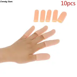 10Pcs Silicone Gel Tubes Finger Little Toe Protector Corn Blister Pain Relief Sleeve Cover Toe Separators Foot Care Tool