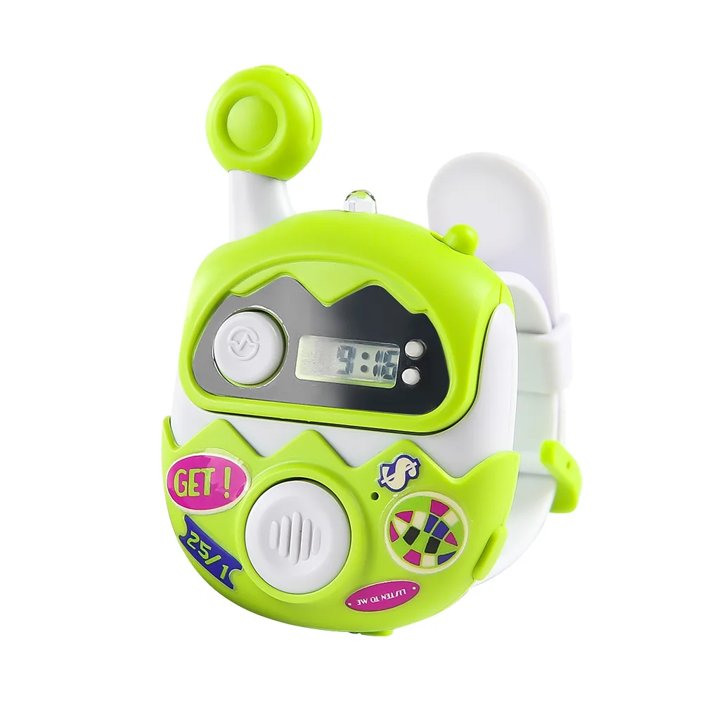 Crianças usb relógio sem fio walkie-talkie brinquedos 300m remoto chamada sem fio walkie-talkie interação pai-filho brinquedos educativos
