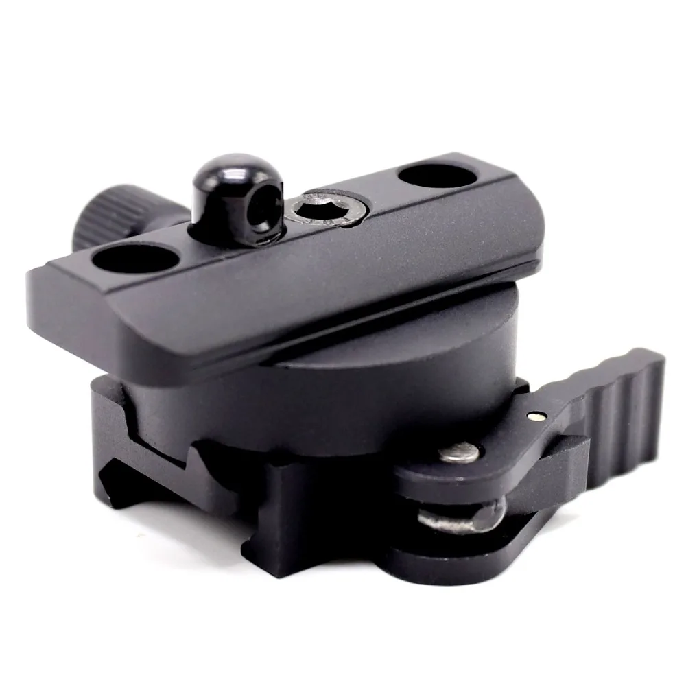 AT3 Tactical Black 20MM Picatinny Rail Mount Swivel Adapter Bipod Sling