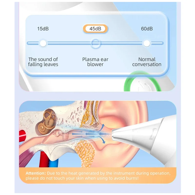 ABDJ-New Smart Plasma Ear Dryer For Swimming Bathing Water Inlet Electric Warm Air Ear Dryer Drying Ear Canal