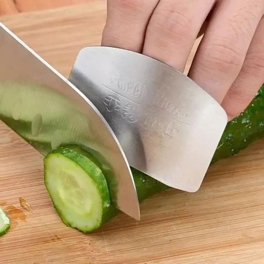 Finger Guard Finger Protectors Stainless Steel Finger Hand Cut Protect Knife Safe Use Creative Kitchen Products Gadgets Tools