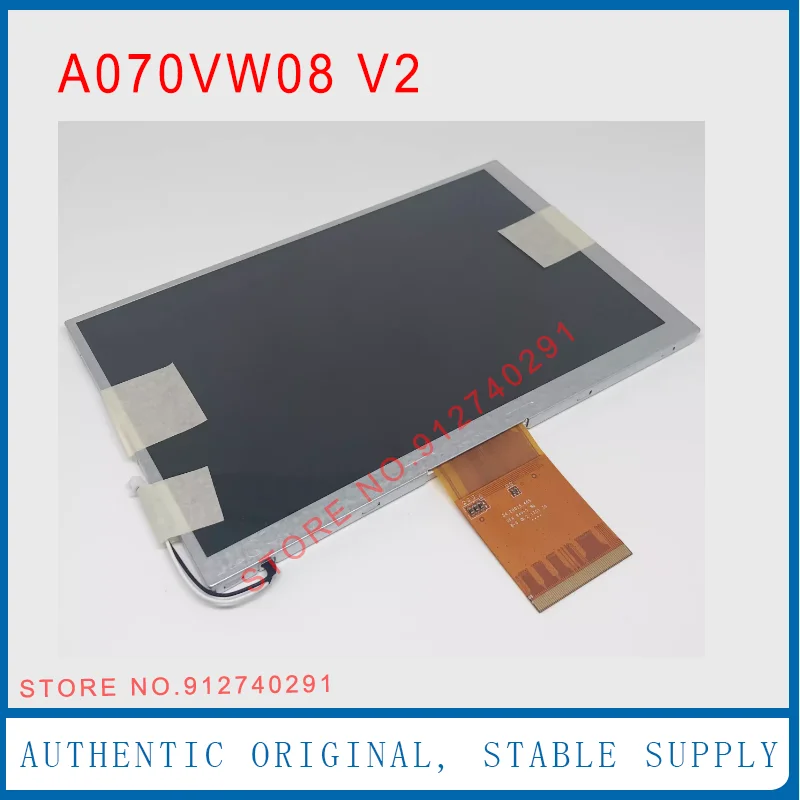 LCD A070VW08 V2 For Auo Original 7 Inch 60Pin A070VW08 V.2 V0 CNC System K100Ti-B K100TI-D K0T-AS LCD Display Screen Panel