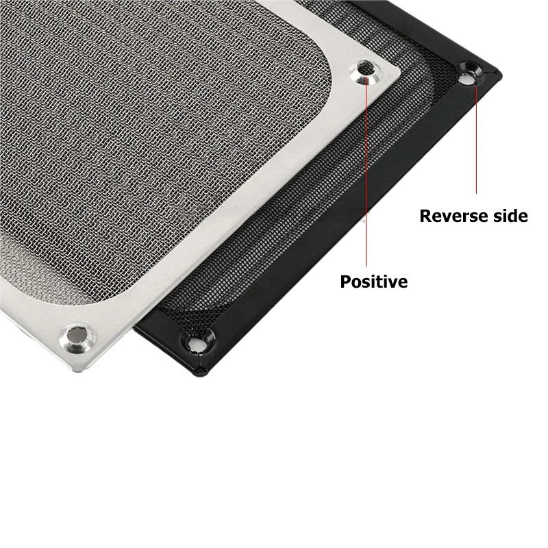 Chassis Fan Dust Screen 60mm 80mm 90mm 120mm Metal Ventilation Filter Screen Stainless Steel Mesh Heat Dissipation Cover