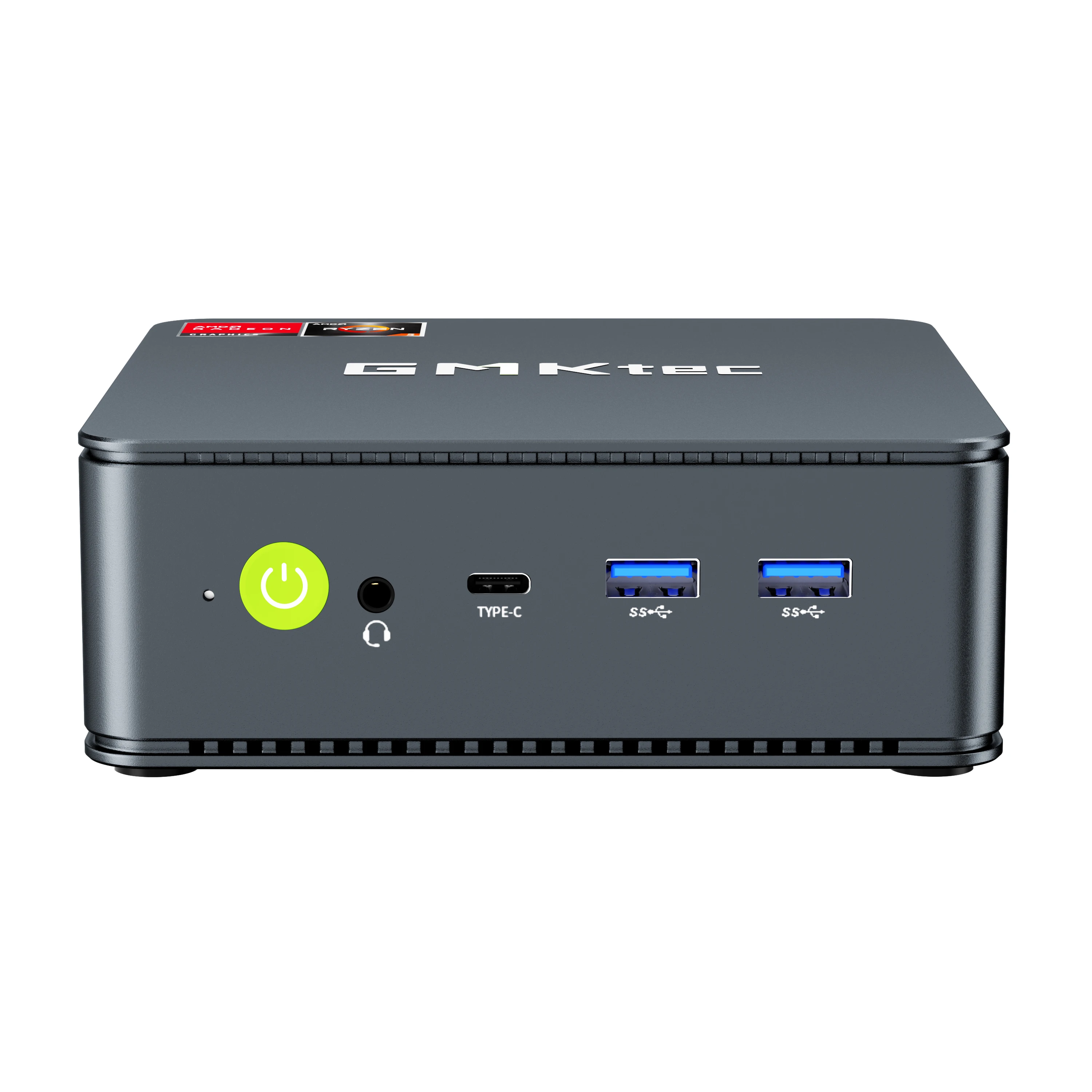GMKtec M6 Ultra Mini PC AMD Ryzen 5 7640HS Windows 11 Pro 2.5G Dual LAN WiFi 6E BT 5.2 Desktop Computer USB 4.0 Mini PC