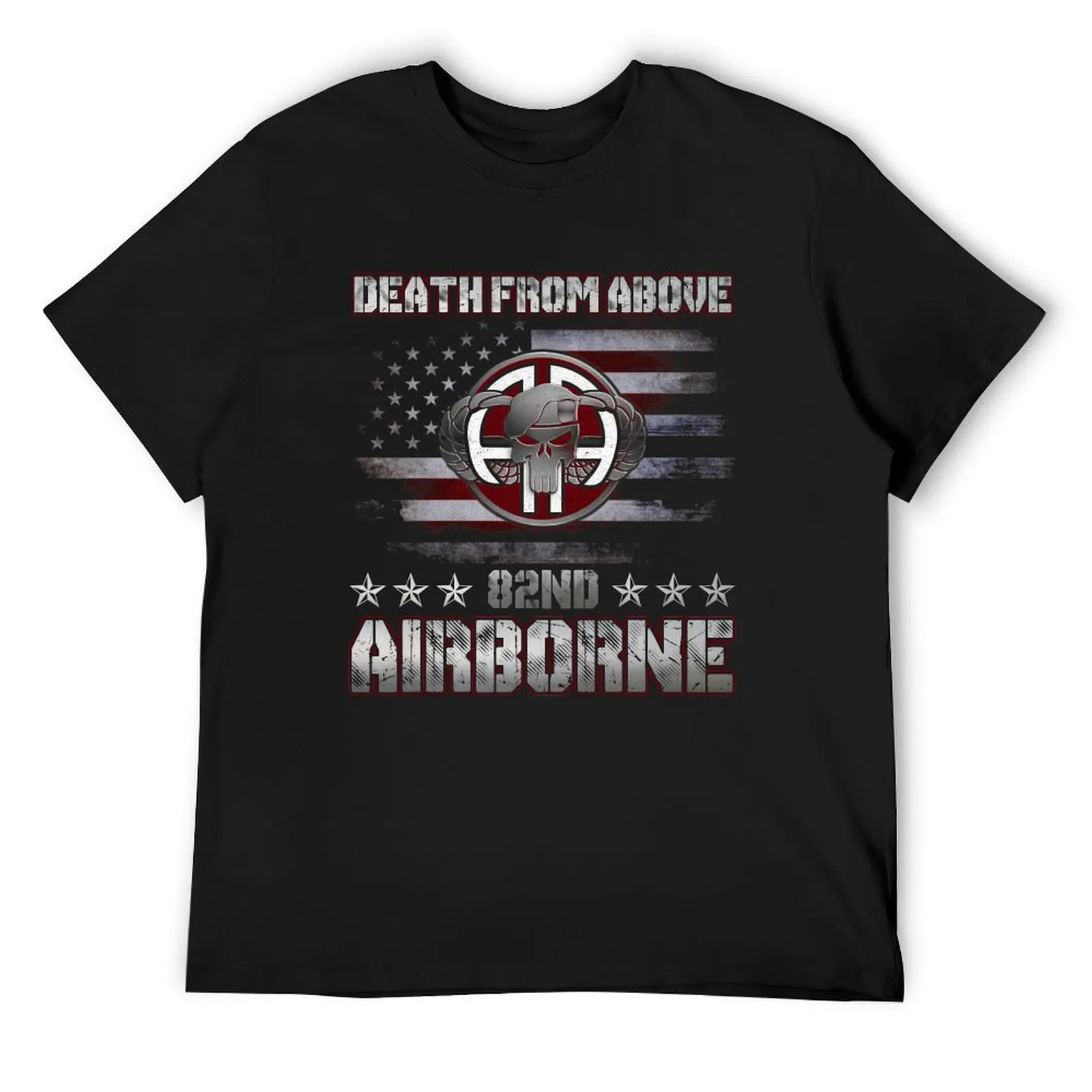 

Death From Above 82nd Airborne Division Veteran T-Shirt shirts graphic anime t shirts funny costumes men clothings