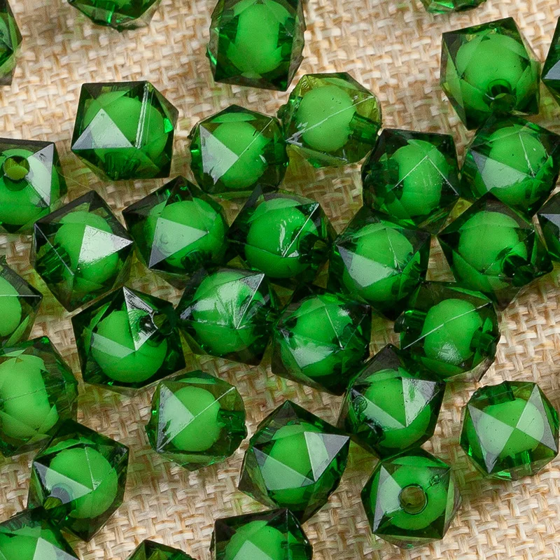 

8mm/10mm square acrylic beads with 500g beads per bag DIY handmade bead tissue box material