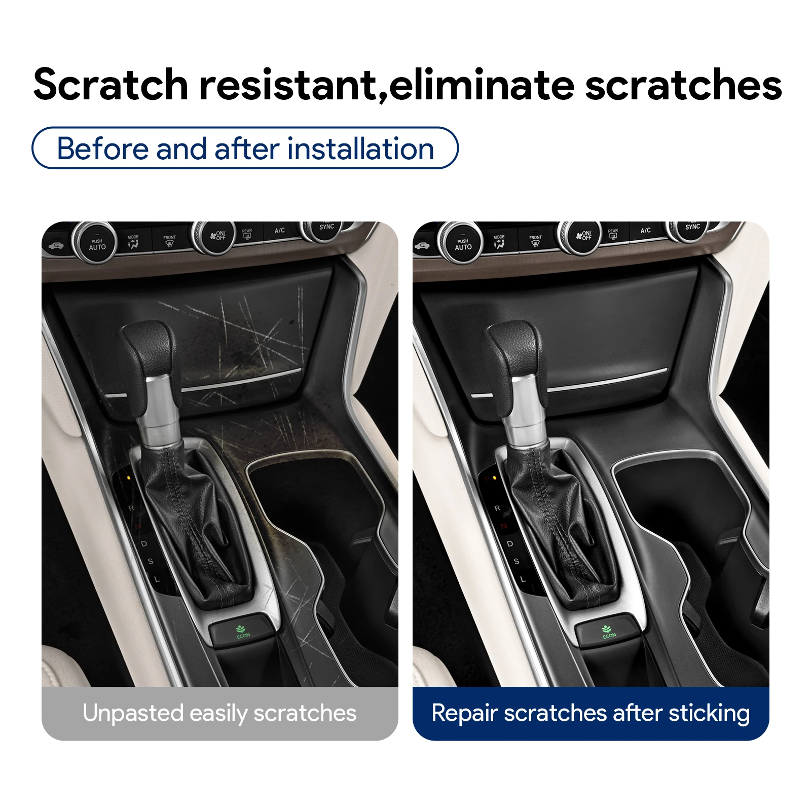 For Honda Accord 2018 2019 2020 2022 Invisible Interior TPU Film Protective Layer Scratch Resistant Car Modification Accessories view 2