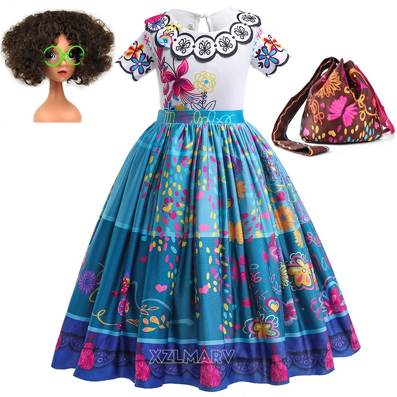 

Костюм принцессы для девочки, Детский костюм Mirabel для девочек, детский подарок на Хэллоуин и день рождения, платье для косплея, Очаровательная Одежда для девочек