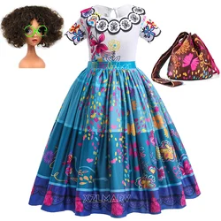 Girl Princess Costume Mirabel Children Costume For Girls Halloween Kids Birthday Gift Party Dress Cosplay Girls Charm Clothes