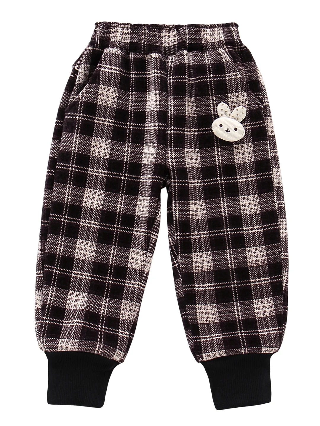 กางเกงลายสก็อตเด็กผู้หญิง แบรนด์ Thiened Fce สำหรับฤดูใบไม้ร่วงและฤดูหนาว สไตล์ลำลอง เอวยางยืด ให้ความอบอุ่น กางเกงเด็กผู้หญิง เสื้อผ้าเด็กผู้หญิงสำหรับฤดูหนาว