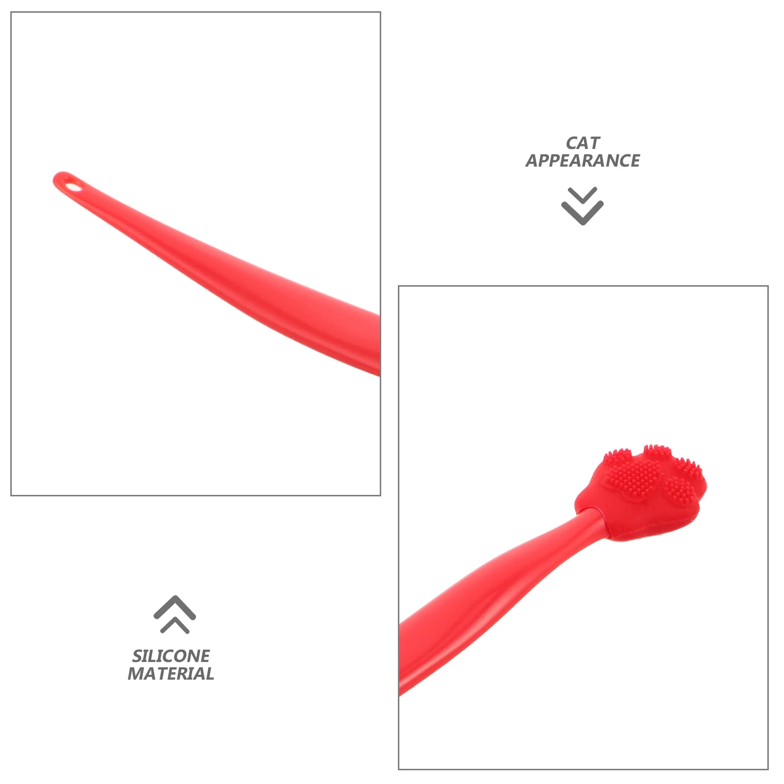 แปรงทำความสะอาดผิวหน้าซิลิโคนรูปอุ้งเท้าแมว 7 ชิ้น แบบสองด้าน สำหรับทำความสะอาดรูขุมขนบริเวณจมูก ขัดผิวอย่างอ่อนโยน
