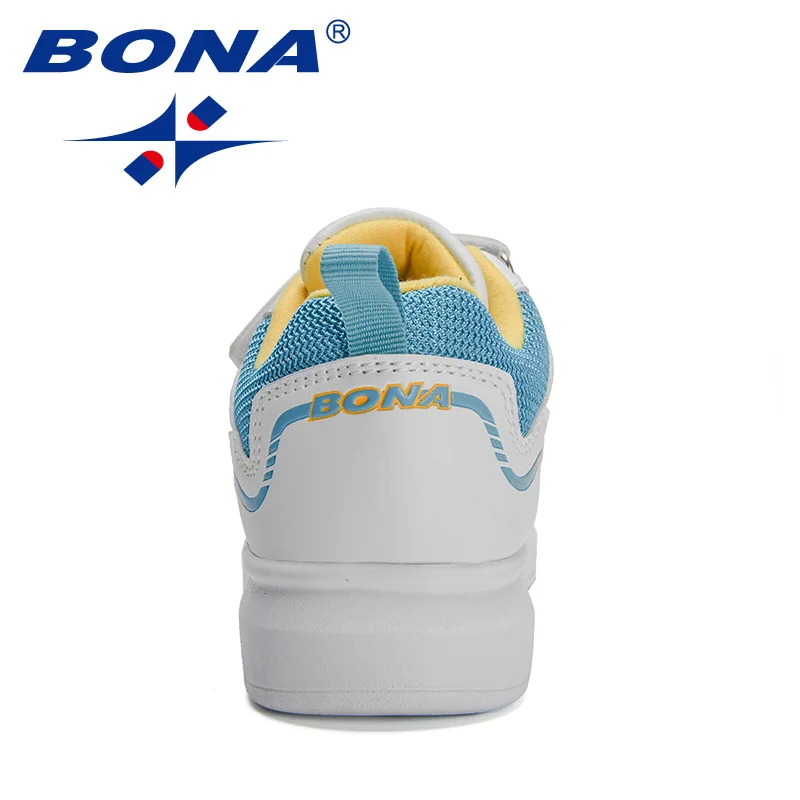 BONA 2022 nuovi designer piattaforma scarpe da Skate di alta qualità bambini bianco nero Running sport Tennis Sneakers piatte calzature per bambini