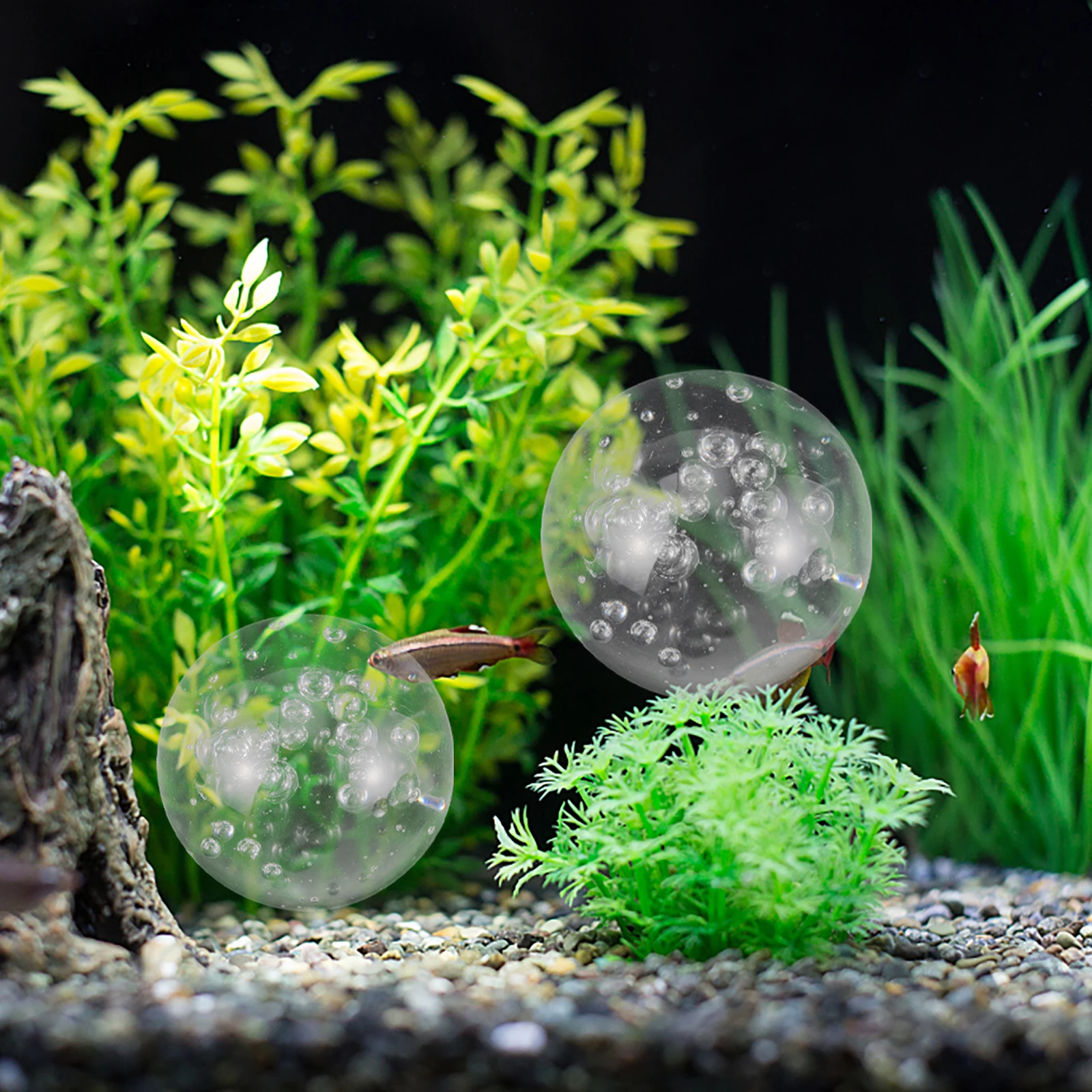 

4 Pcs Tabletop Decor Decorative Balls Glass Adornments Delicate Crystal Desktop Decoration and Accessories