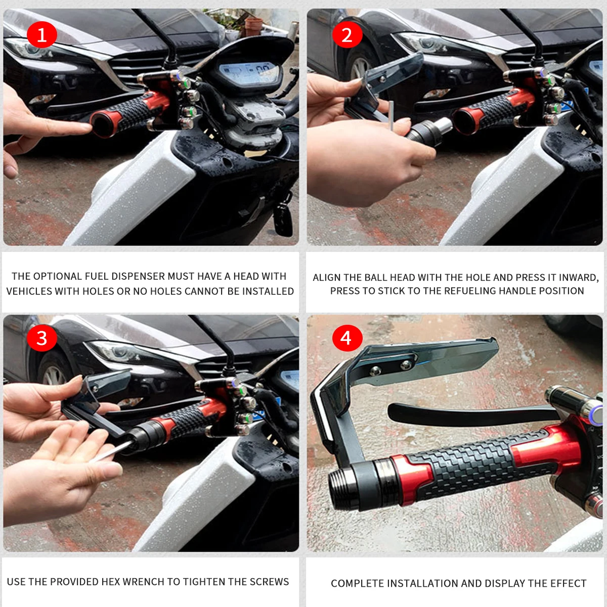รถจักรยานยนต์ Handle Hand Guards Wind Protector แปรงตกแต่งบาร์ Universal Motocross Grip ป้องกันครอบคลุม Handlebar Handguard