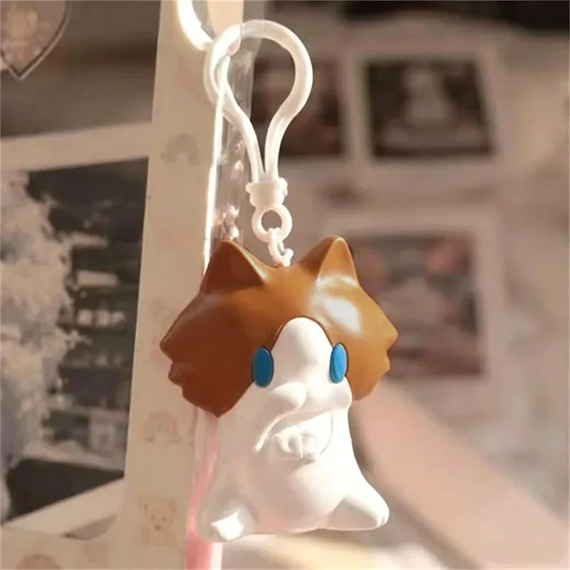 Cable Swing Scuba Cat Keychain Funny Plastic Monthly Cat Decompression Cat Backpack Pendant Party Fun Decoration Small Gift