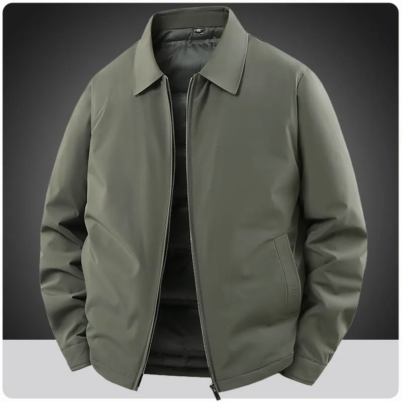 Winter Men's down Coats and Parkas Men's Outdoor Insulation Windproof Business Collar 90% Duck down Puffer Jacket Men Clothing