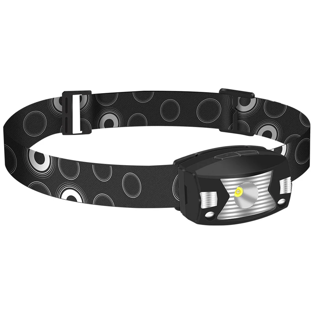 

1 Set Rechargeable Led Headlamp Adjustable Usb Charging Soft Light Long Life For Camping Hiking Running Outdoor Sports