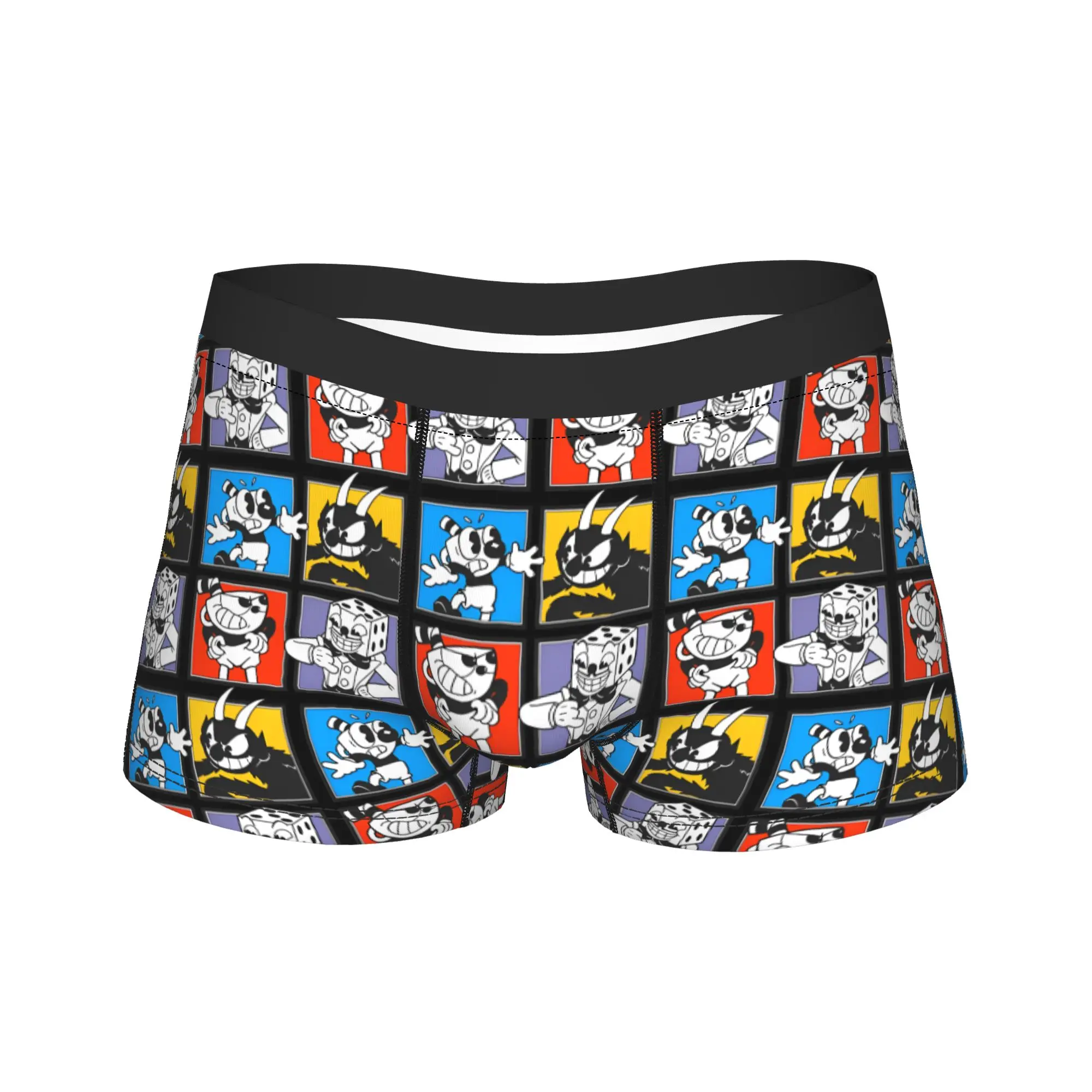 

Novelty Boxer Cuphead Characters Shorts Panties Briefs Men Underwear Breathable Underpants for Homme S-XXL