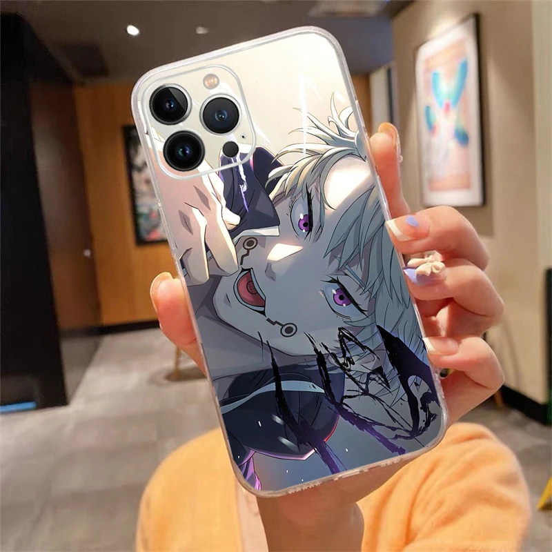 

Toge Inumaki Anime Phone Case For iPhone 17 Pro Max Air 16 15 14 13 Pro Max 15 16 Pro 15Plus Silicone Cover