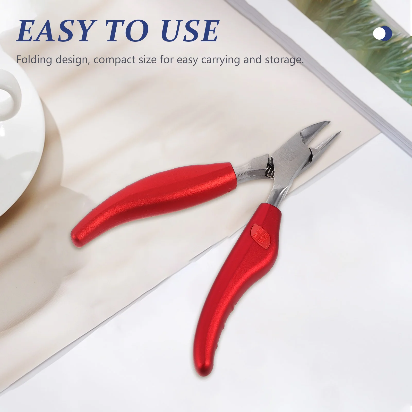 

Heavy Duty Large Nail Clipper Stainless Steel Folding Design Sharp Curved Blades for Thick Toenail Fingernail Clipper