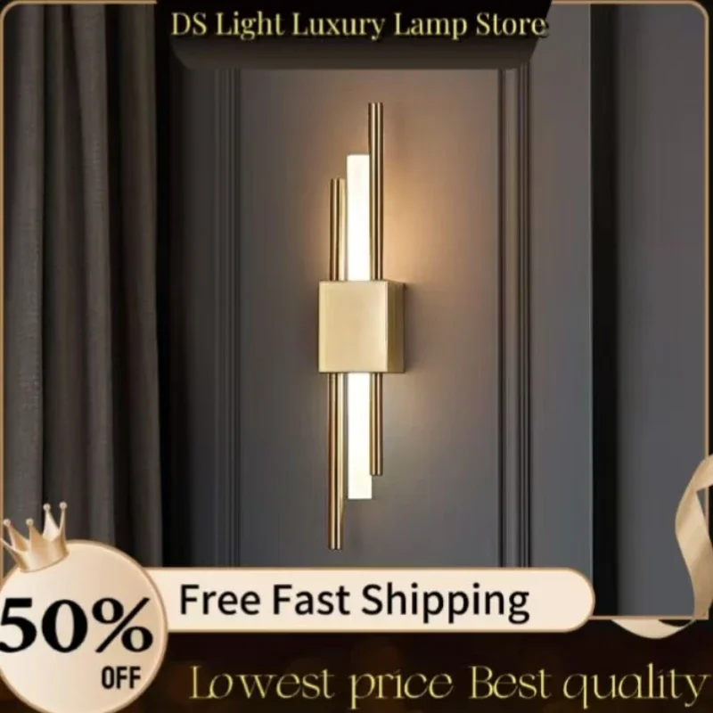 

Modern Stylish Acrylic Pipe LED Wall Lamp for Living Room Bedroom Hallway Wall Sconce Room Decor Bedroom Bedrside Lamp