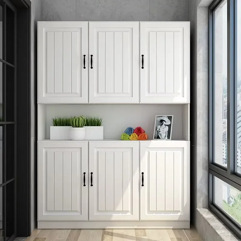 Balcony Stainless Steel Cabinet Balcony Storage Cabinet Laundry Cabinet
