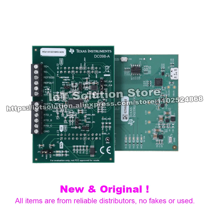 ADS1248V2EVM-PDK ADS1248 performance demonstration kit for 24-bit, 2-kSPS, eight-channel delta-sigma ADC ADS1248V2EVM PDK