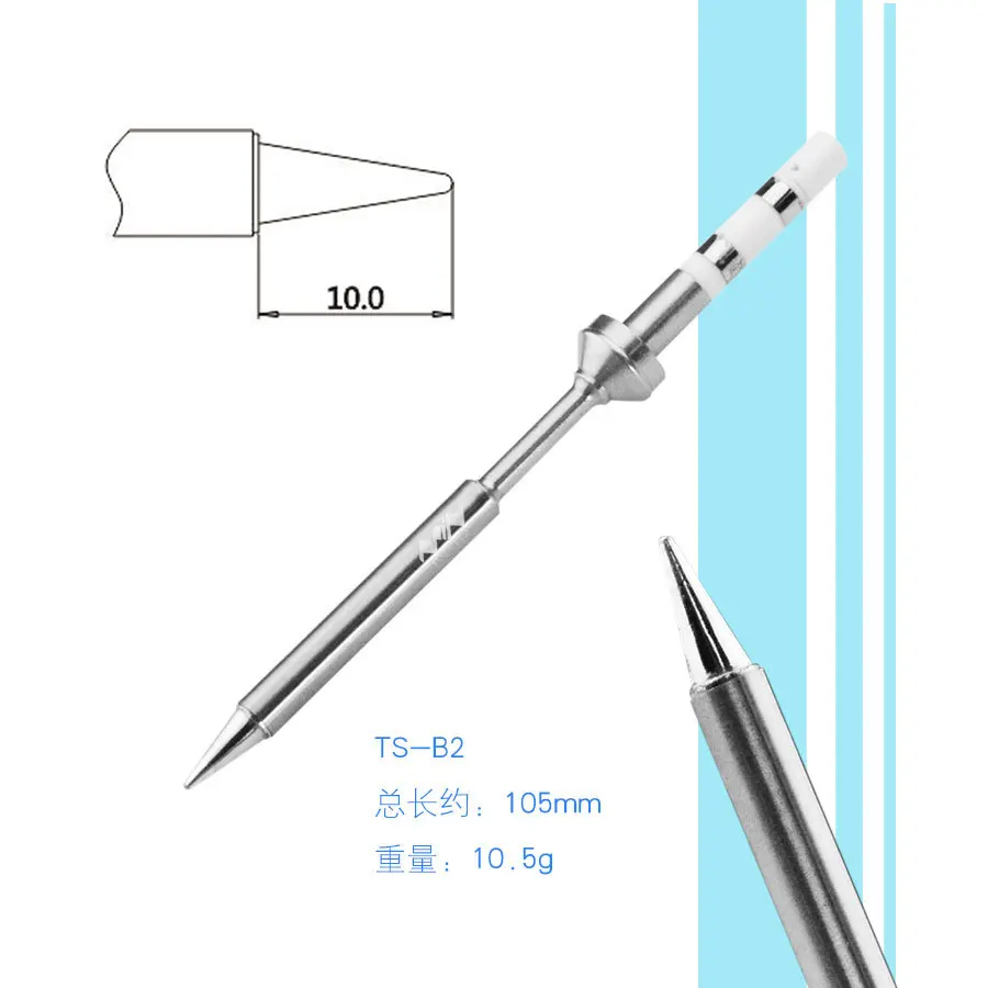 1pc TS101/TS100 Soldering Iron tips Replacement Various models of Tip Electric Soldering Iron Tip K KU I D24 BC2 C4 C1 JL02