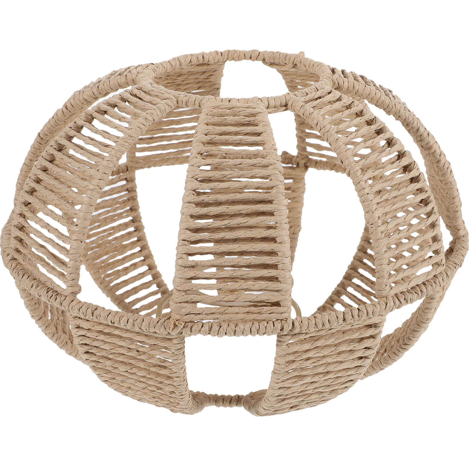 

Small Lampshade Ceiling Light Cover Retro Style Weaving Rope Shade For Home Cafe Wedding Decoration Lamp Shades For