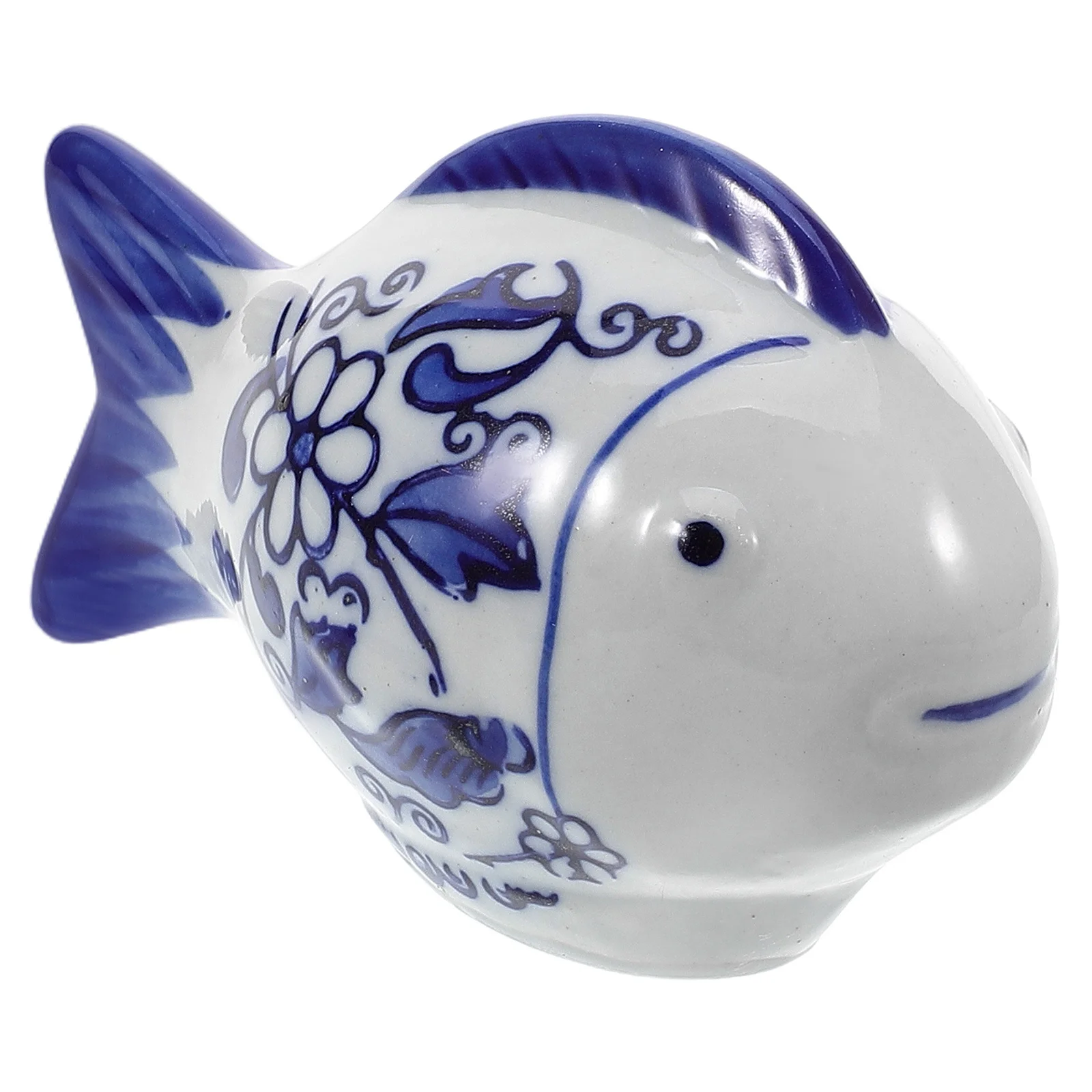 

Porcelain Ceramic Miniature Floating Koi Fish Aquarium Ornament for Fish Tanks Pond Garden Decor Fairy Display Craft