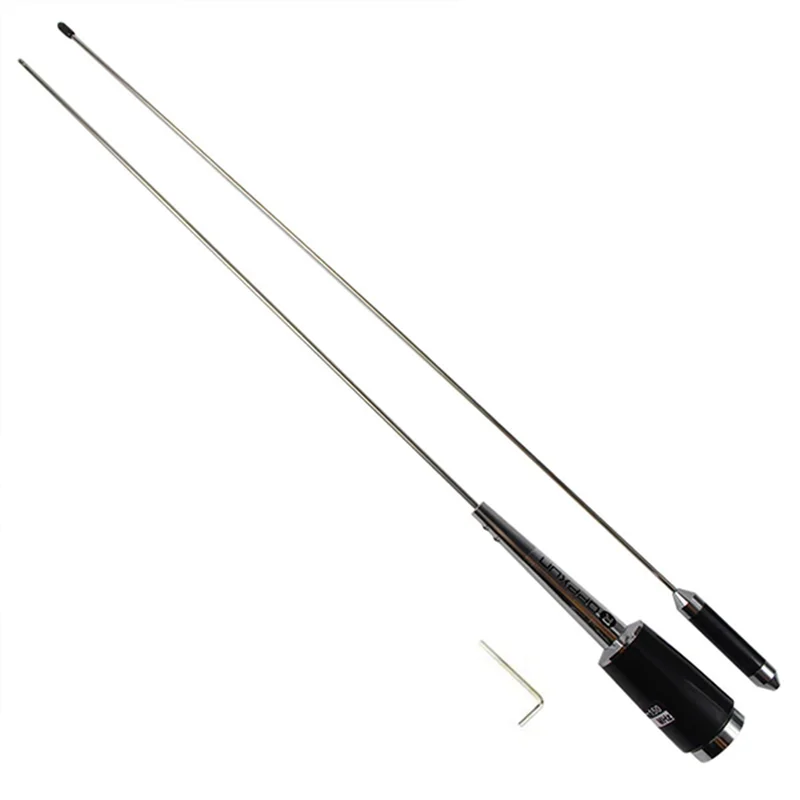 

B04B-10X Details Of The New Silver UHF 400-470 Mhz 200W 5.5Db SL-16 PL-259 Mobile Car Radio Antenna