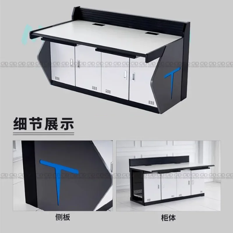 CX monitoring console command center dispatch console double triple thickened steel and wood centralized control center