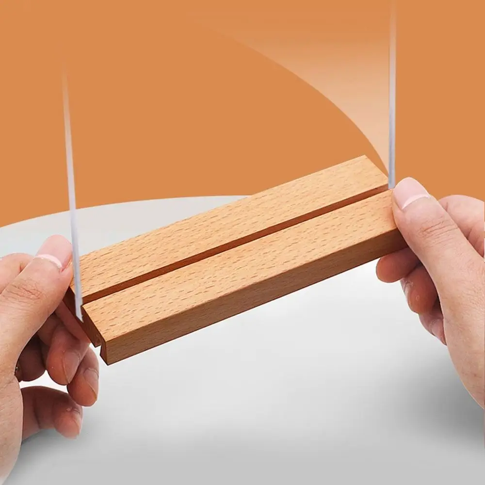 Double Sided Acrylic Sign Holder Table Top A4/A5/A6 Size Bulletin Board Creative Design Acrylic Material Price Label Holder