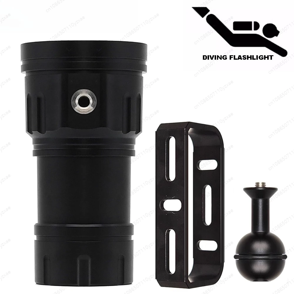 100M Underwater Video Light for Diving, Super Bright LED Photo Fill Light, Professional Waterproof Camera Lighting