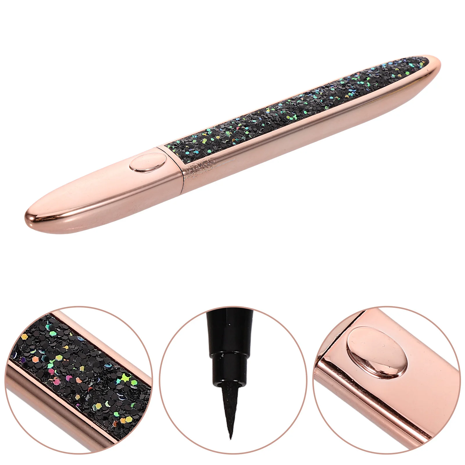 لا تزهر ذاتية اللصق كحل قلم رصاص السائل العين اينر السلس التجفيف السريع ماكياج أداة غير تلطيخ الملحقات