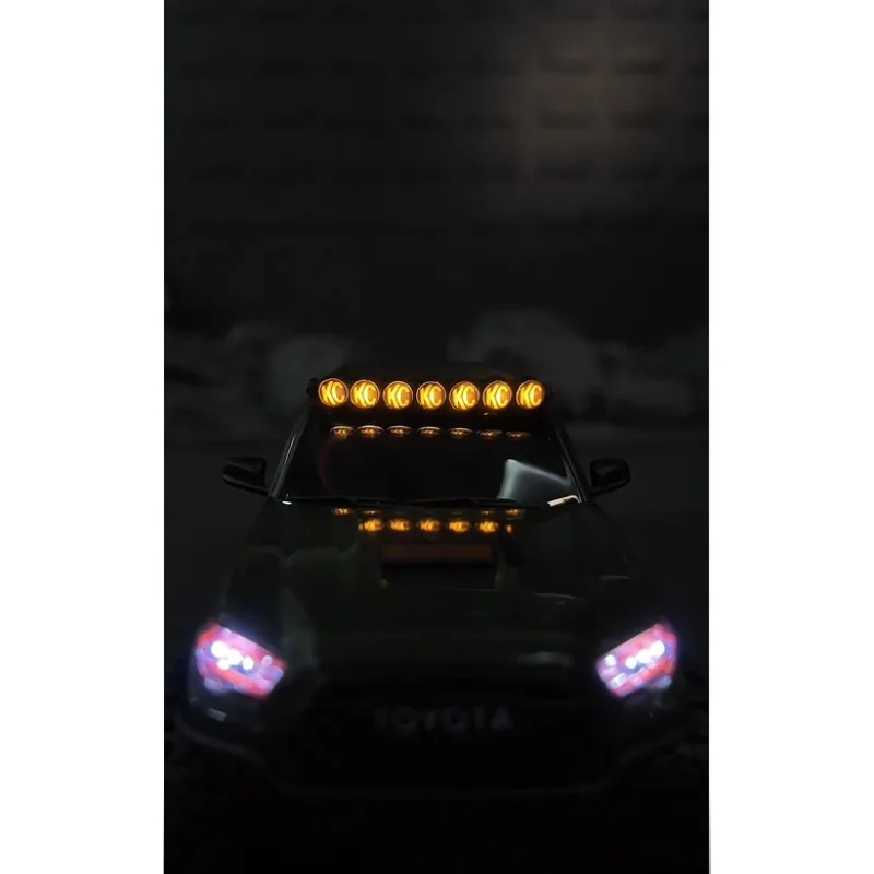 For Axial 1/30 SCX30 Tacoma RC Crawler KC Style Roof Light Bar LED Upgrade Modification Essential DIY Part